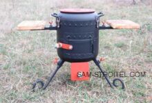 Photo of Огонь под рукой: самодельная печь из газового баллона: размеры, фото и описание