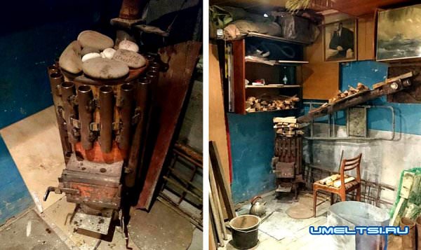 Печь-буржуйка для гаража из газового баллона-поэтапное изготовление