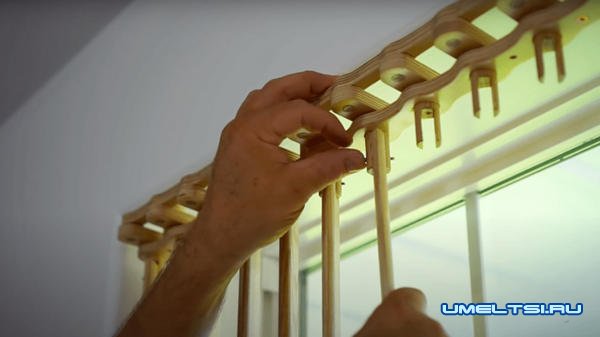 Роскошные деревянные жалюзи своими руками
