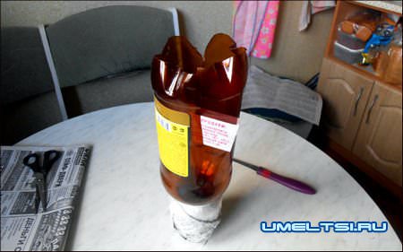 Гном из пластиковых бутылок