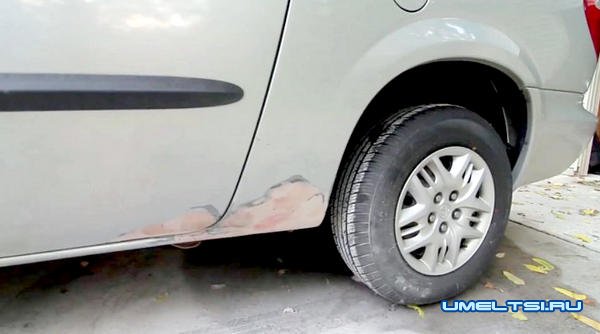 Ржавые дыры в кузове авто латаем без сварки