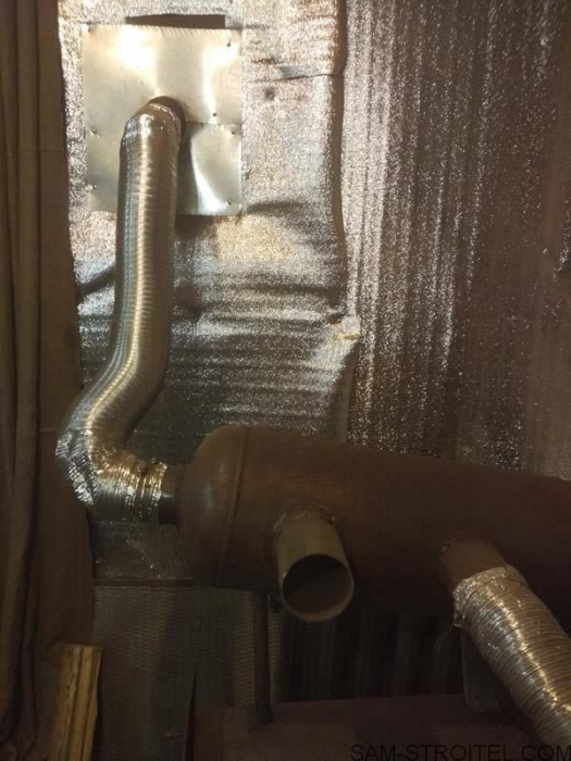 Печь из двух газовых баллонов