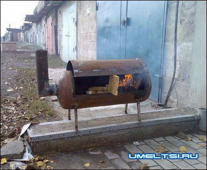 Как сэкономить и сделать мангал из газового баллона Как сэкономить и сделать мангал из газового баллона