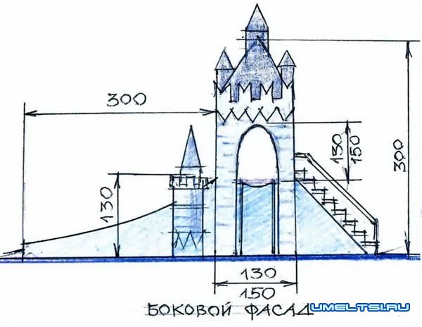 Как построить ледяную горку своими руками
