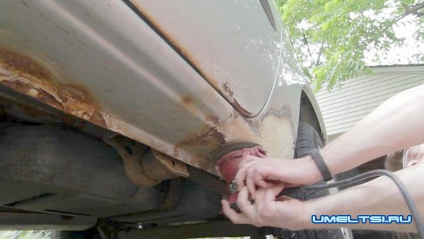 Ржавые дыры в кузове авто латаем без сварки