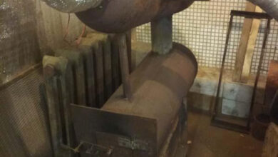 Photo of Печь из двух газовых баллонов