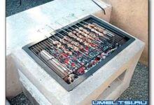 Photo of Стационарный мангал из шлакоблока своими руками