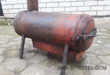Photo of Печь из баллона своими руками: простая и проверенная конструкция