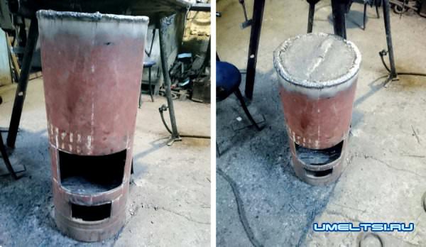 Печь-буржуйка для гаража из газового баллона-поэтапное изготовление