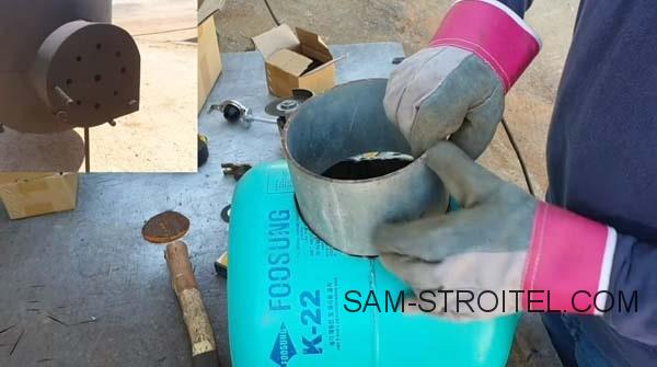 Печь из баллона своими руками Печь из баллона своими руками