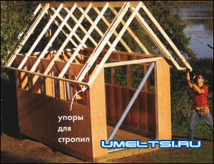 Каркасный сарай своими руками