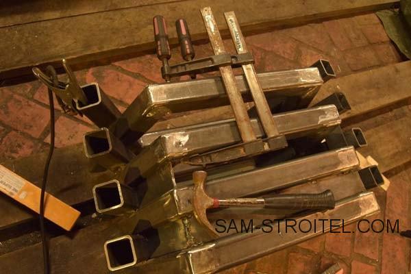 Булерьян своими руками из квадратной трубы Булерьян своими руками из квадратной трубы