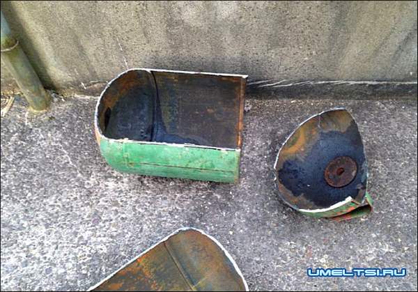 Печь с варочной плитой из газового баллона