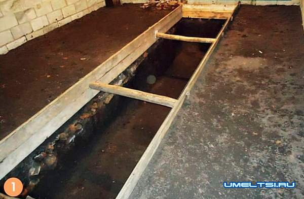 Смотровая яма в гараже своими руками Смотровая яма в гараже своими руками