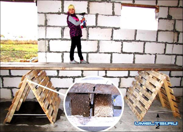 Леса для ремонта квартиры своими руками