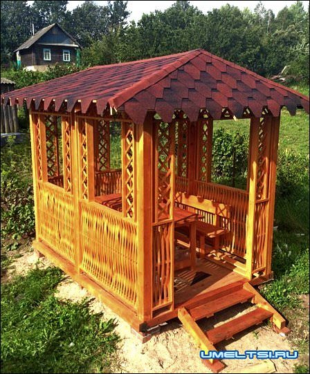 Беседка для дачи из дерева Беседка для дачи из дерева