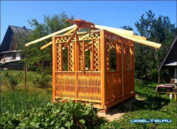 Беседка для дачи из дерева Беседка для дачи из дерева