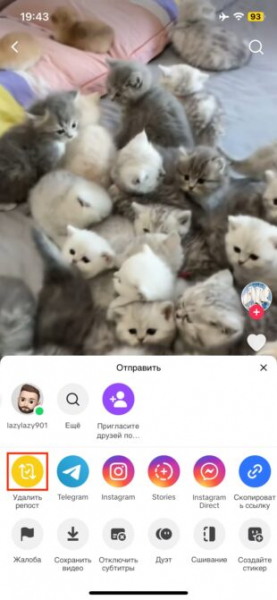 Можно ли скрыть репосты в&nbsp;TikTok