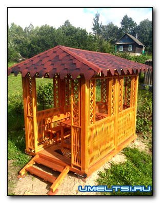 Беседка для дачи из дерева Беседка для дачи из дерева